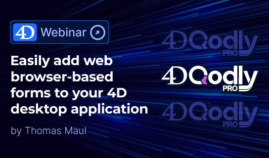 Červencový 4D Webinář: 4D Qodly Pro