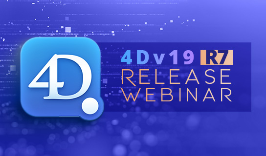 Webinář k zveřejnění 4D v19 R7